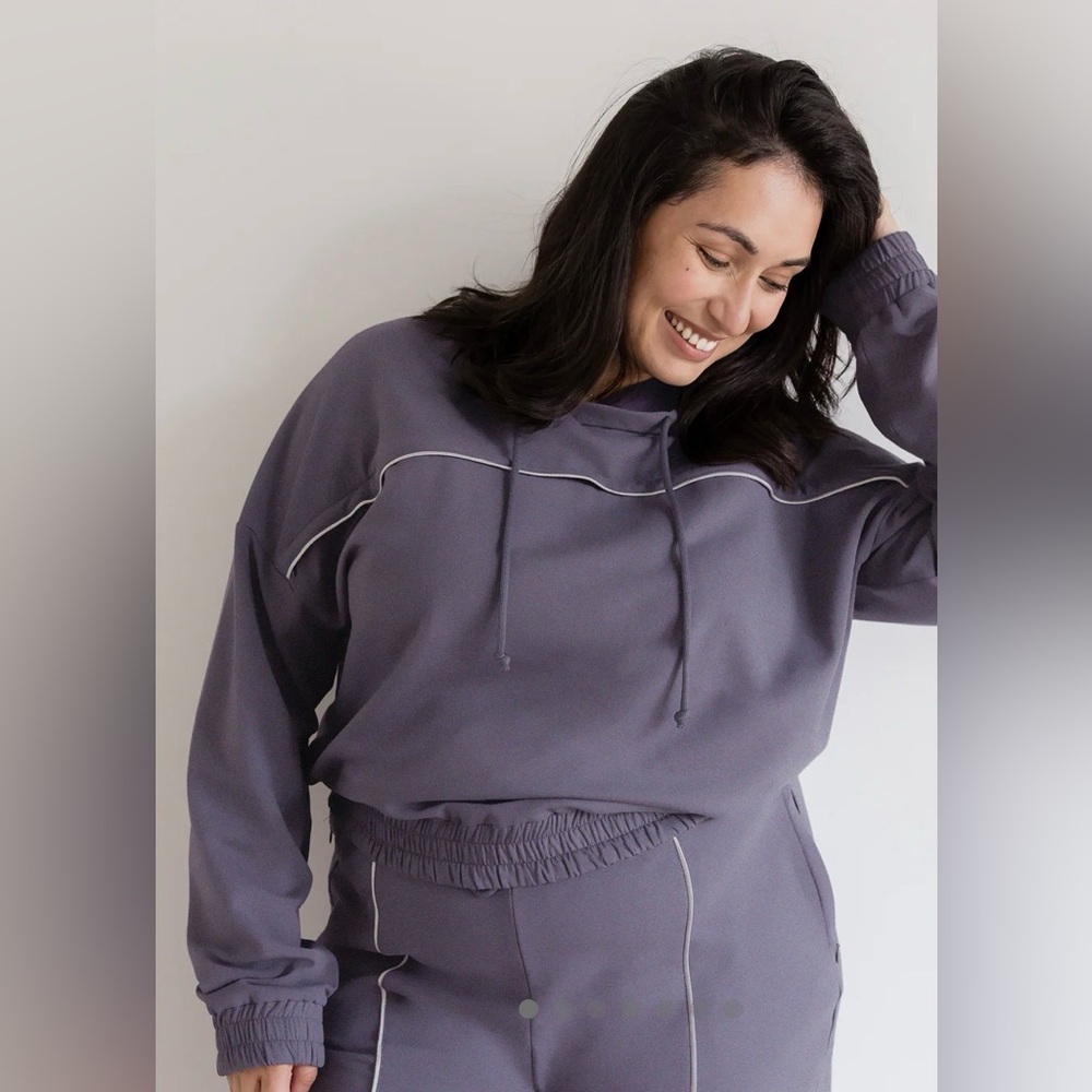 Kindred Braverly Mila Cropped Nursing Hoodie Size XL